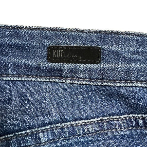 KUT FROM THE KLOTH Women’s Mia Toothpick Skinny in Distressed Medium Blue 2 - Picture 4 of 10